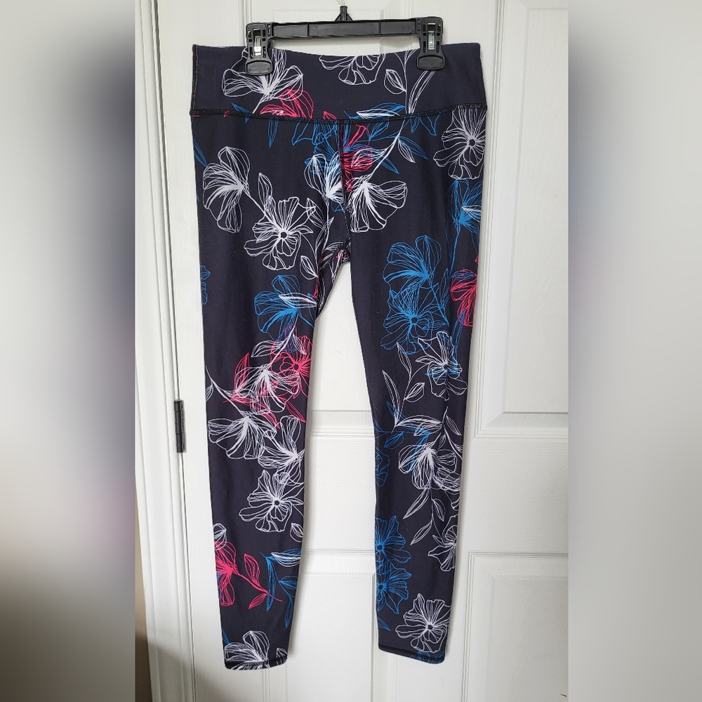 Floral Print Leggings 7/8